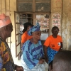 Iya and Baba Oja of Agbalata Market, Badagry welcoming welcoming the WOCON Team back from the Market-Motor Park Outreach