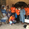 WOCON Staff and Partners pose with Market Executives of Agbalata Market, Badagry, to the left is Mrs. Rukayat Rabiu, Market Secretary
